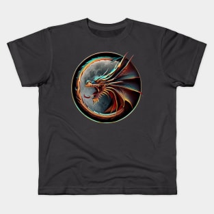 Moon Dragon Kids T-Shirt